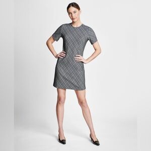 NWT SPANX Ponte Mini dress mini checkered scuba style XL preppy career office